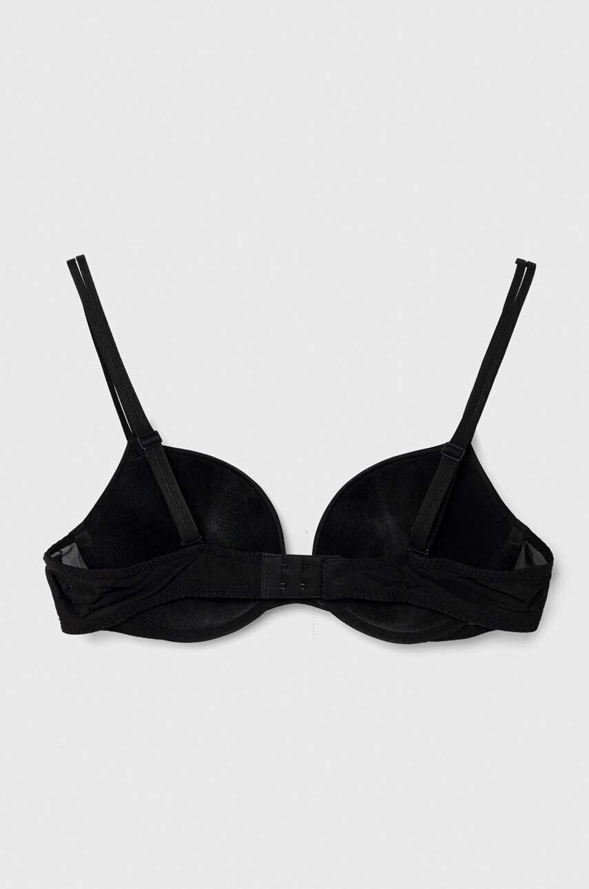 Бюстгальтер Calvin Klein Underwear колір чорний однотонний