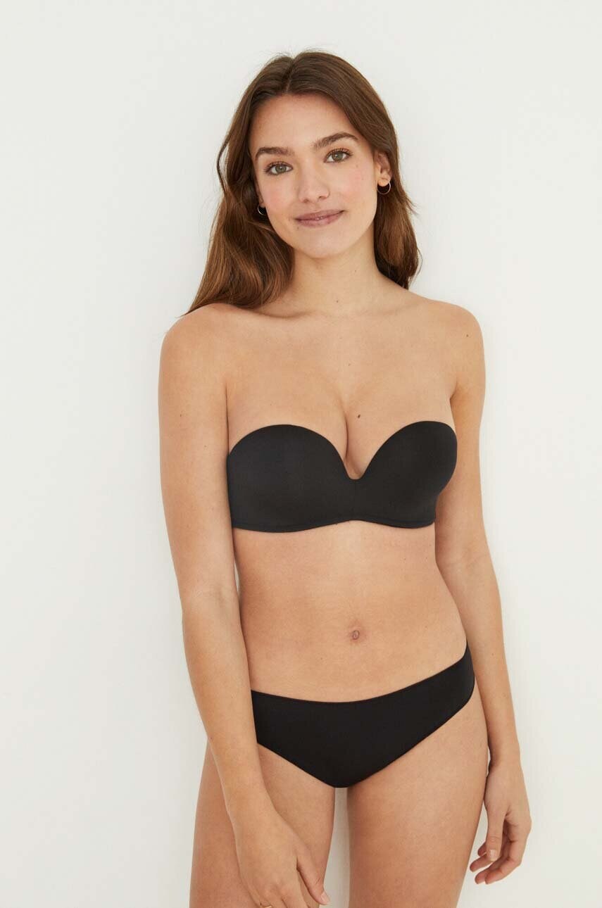 Бюстгальтер women'secret SUPERB колір чорний однотонний SUPERB.BLACK