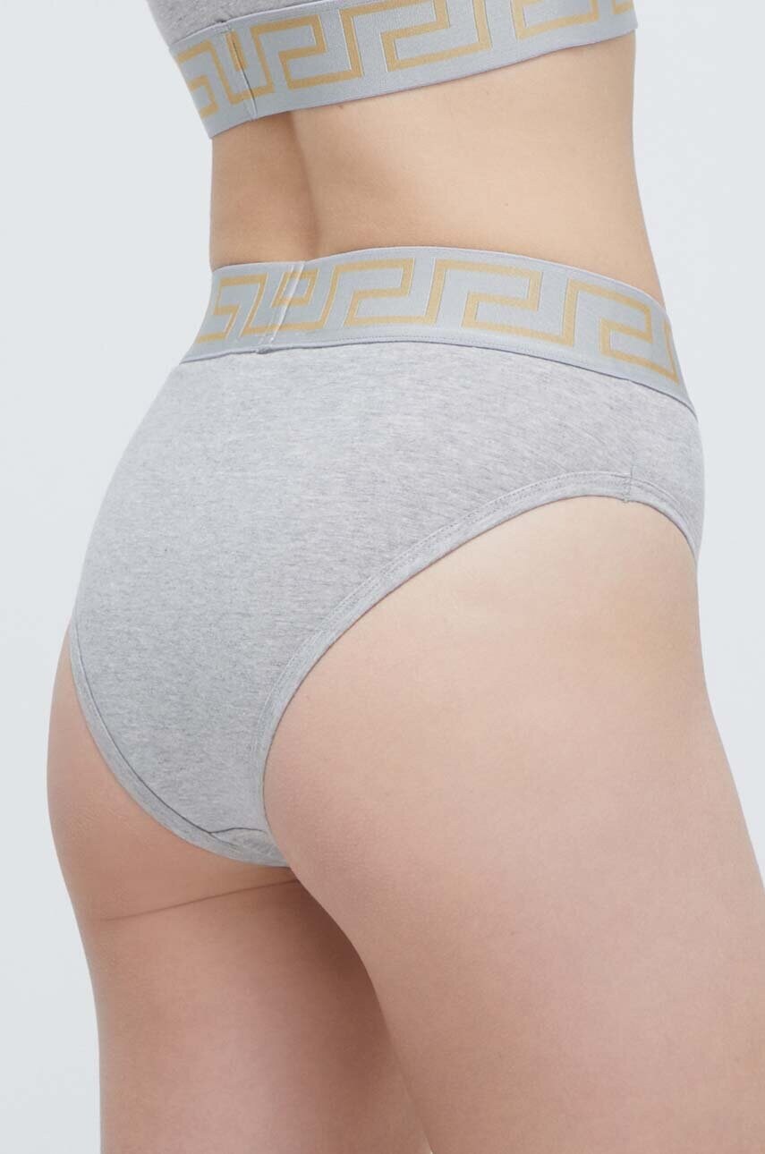 Труси Versace колір сірий