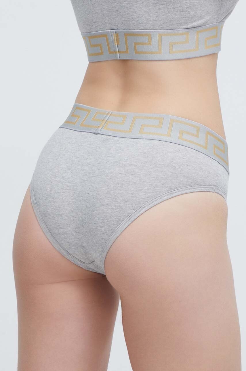 Труси Versace колір сірий