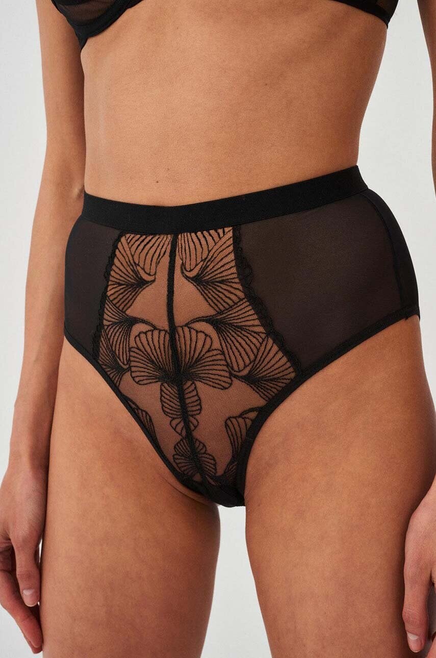 Труси Undress Code Adore колір чорний прозорі