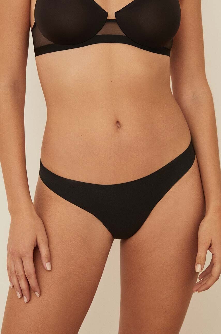 Стринги women'secret 2-pack колір чорний 7683084.1