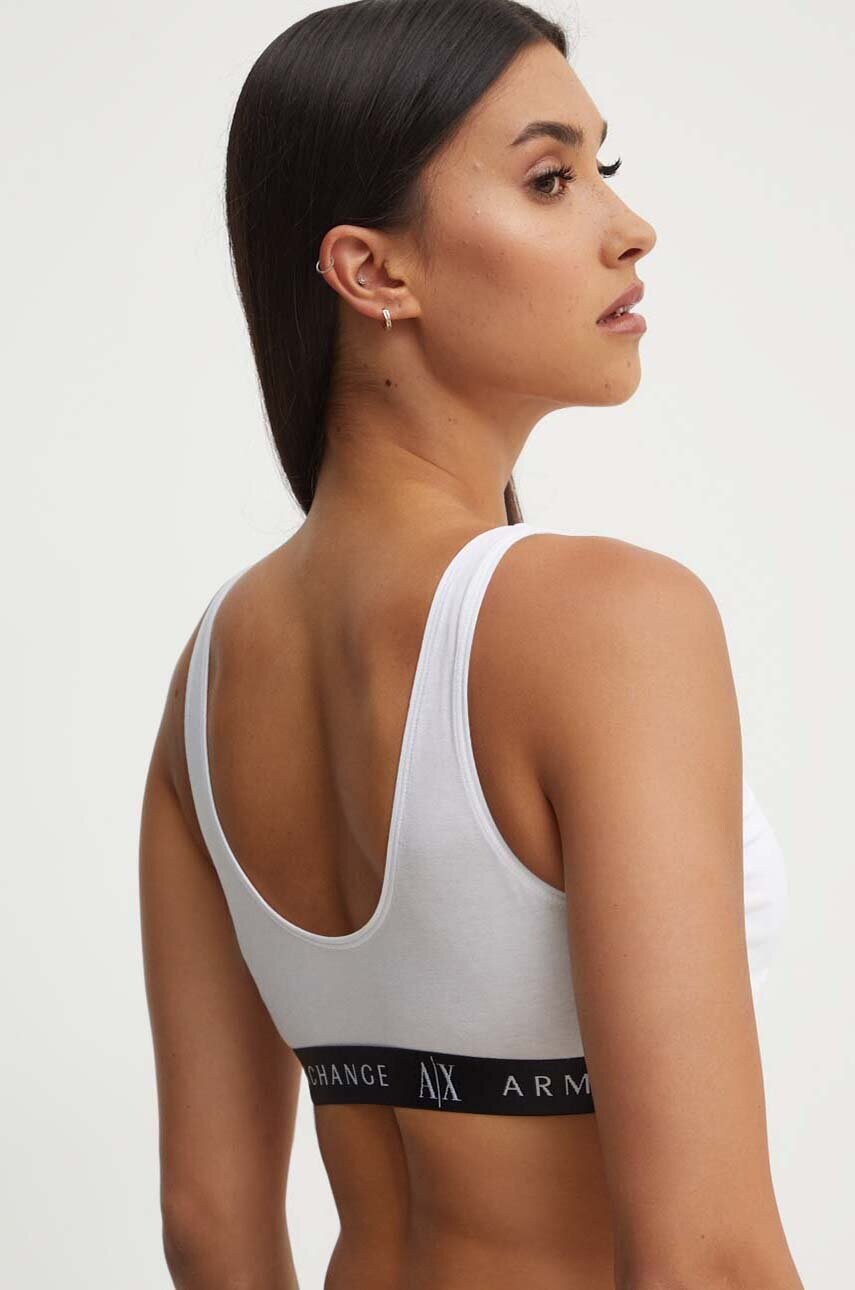 Бюстгальтер Armani Exchange колір білий однотонний 947029 CC502
