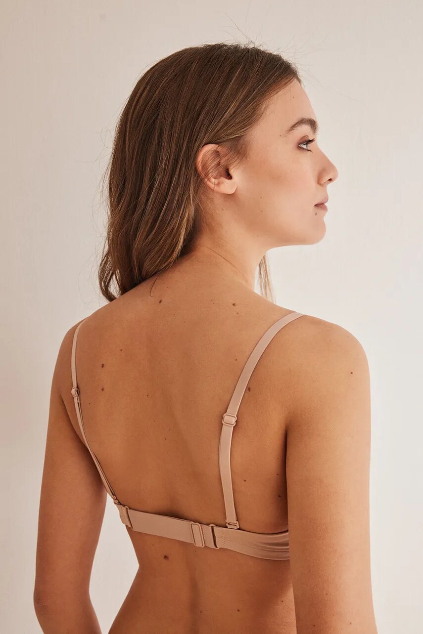 Бюстгальтер women'secret CLEVER колір бежевий однотонний CLEVER.SKIN