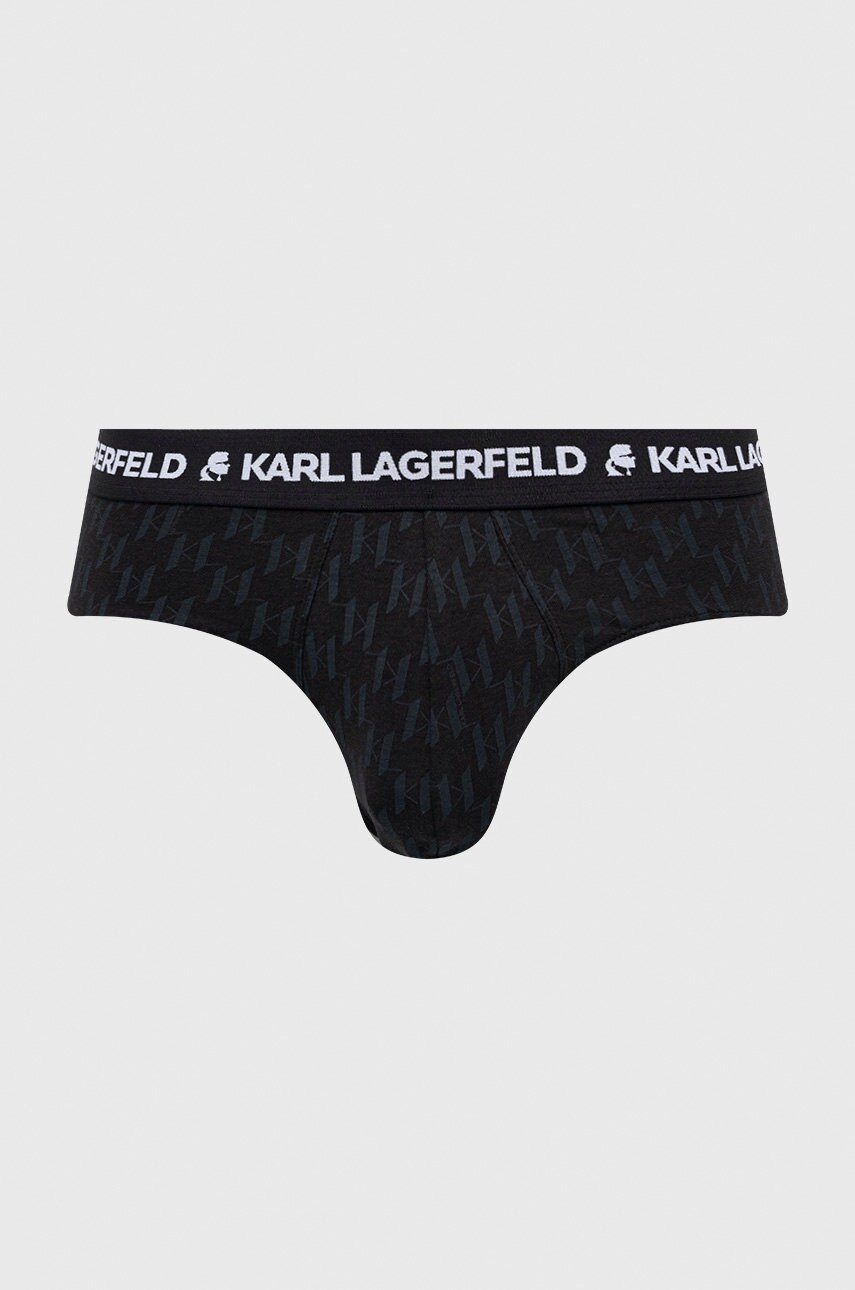 Сліпи Karl Lagerfeld чоловічі колір чорний