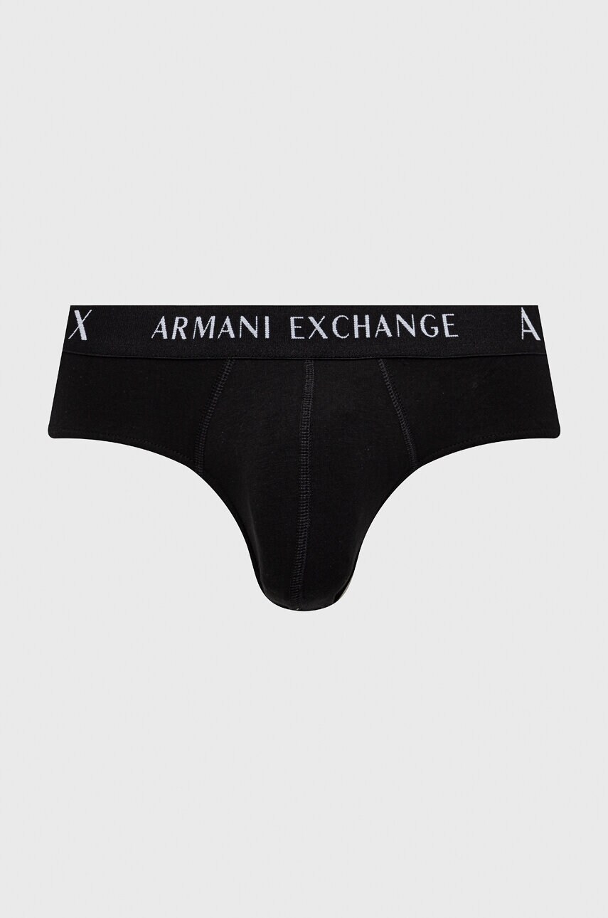 Сліпи Armani Exchange 2-pack чоловічі колір чорний