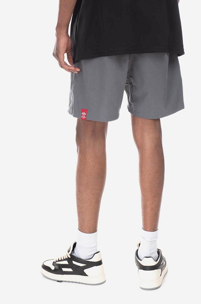 Купальні шорти Alpha Industries колір сірий 106810.136-grey