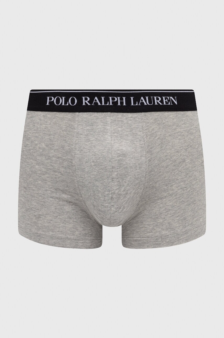 Боксери Polo Ralph Lauren 3-pack чоловічі колір сірий