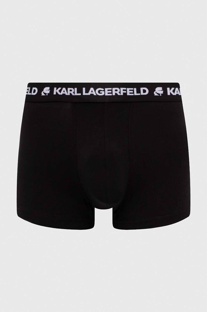 Боксери Karl Lagerfeld 3-pack чоловічі колір чорний