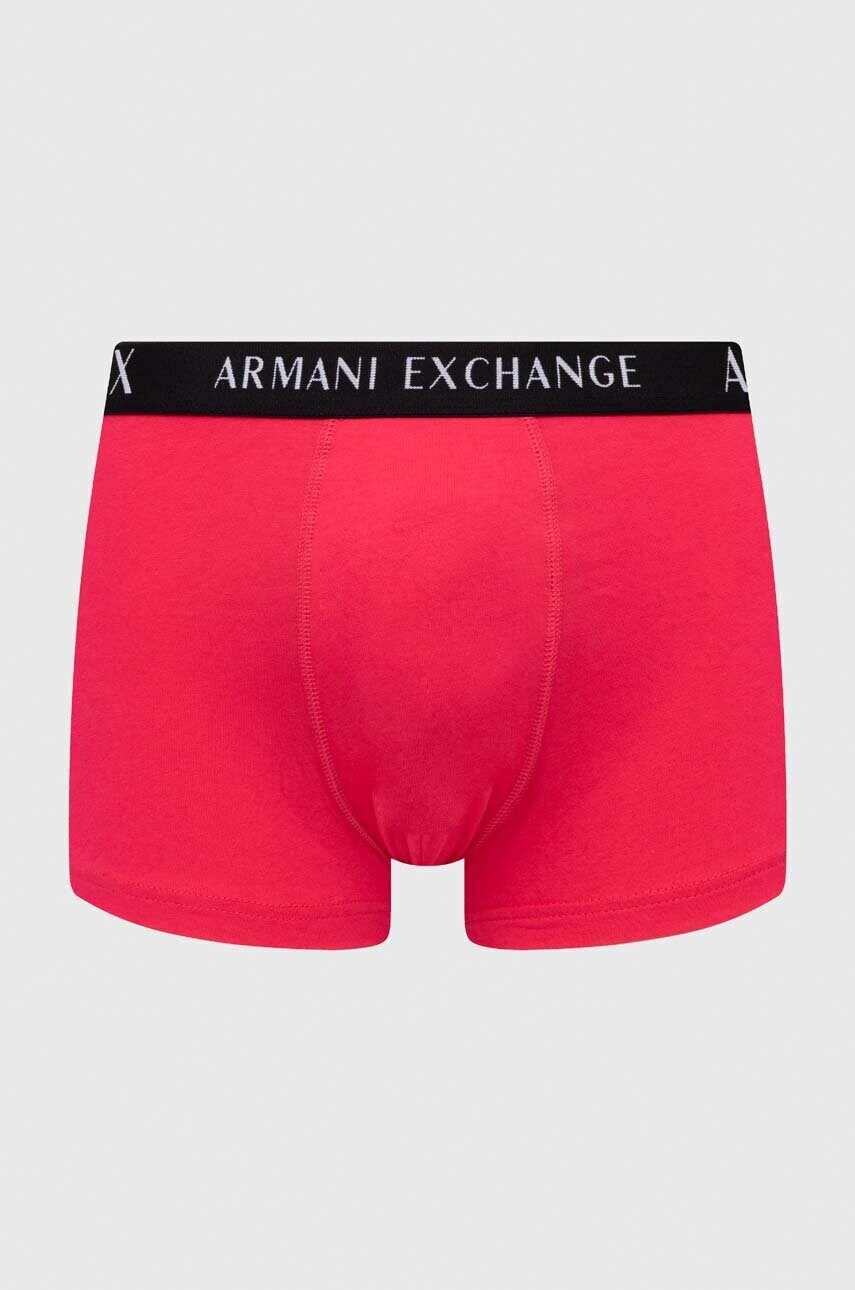 Боксери Armani Exchange 2-pack чоловічі колір рожевий