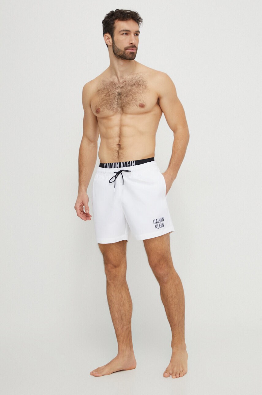 Купальні шорти Calvin Klein колір білий