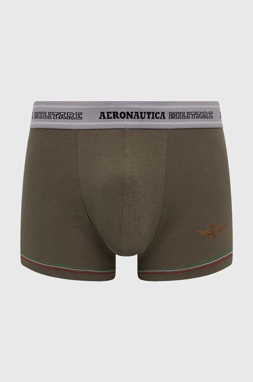 Боксери Aeronautica Militare 2-pack чоловічі колір зелений AM1UBX003