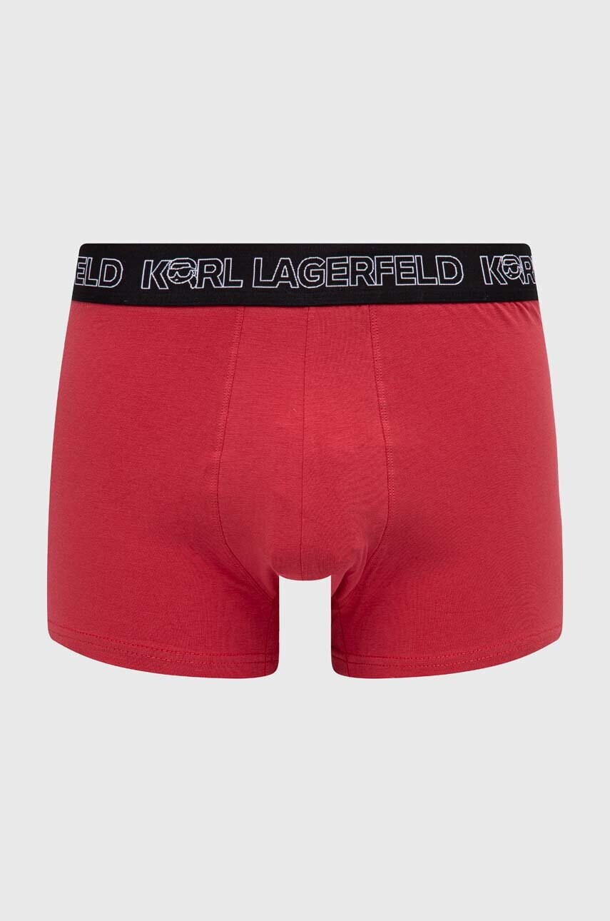Боксери Karl Lagerfeld 3-pack чоловічі колір червоний 245M2104