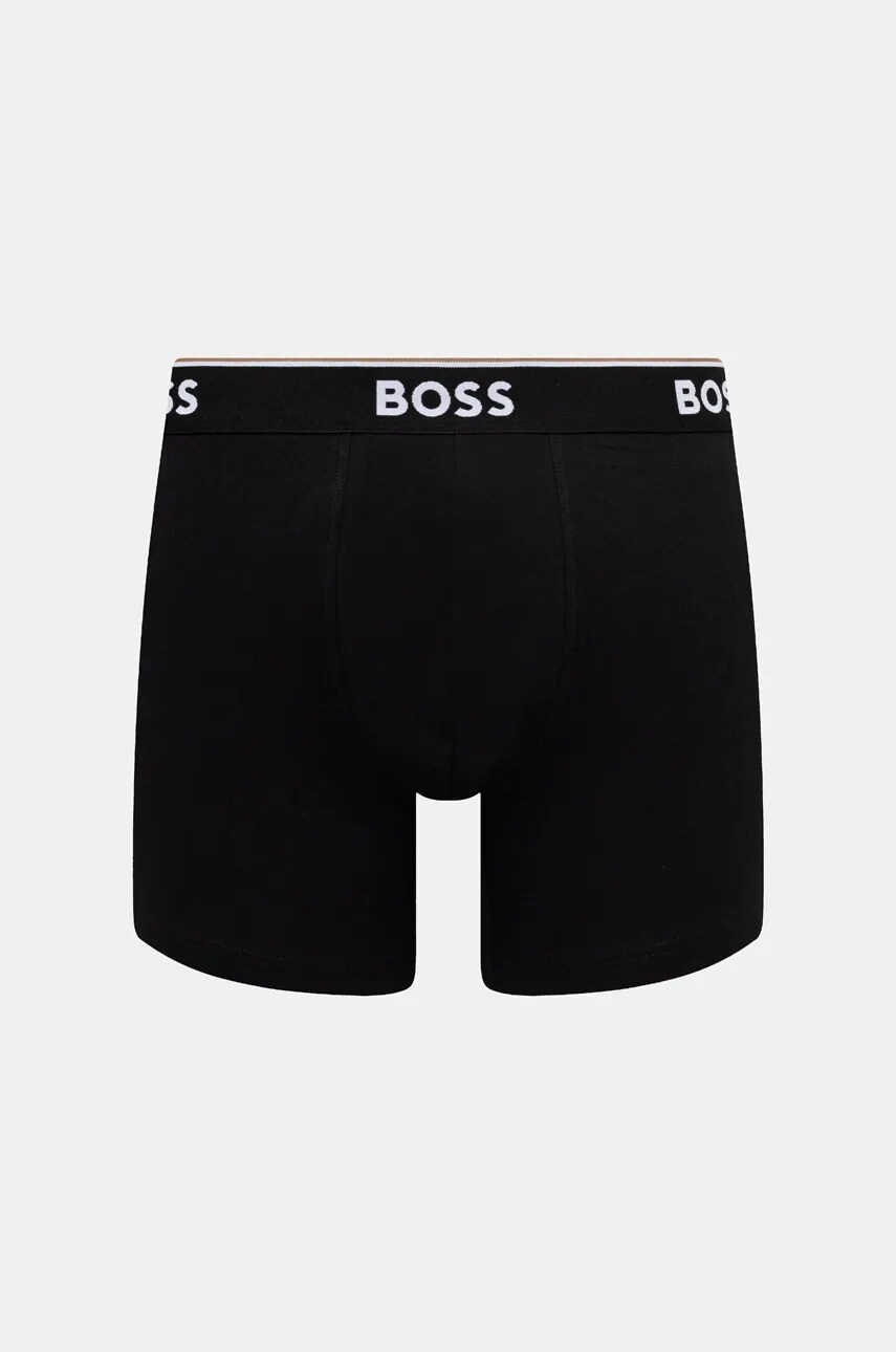 Боксери BOSS 3-pack чоловічі колір чорний 50475282