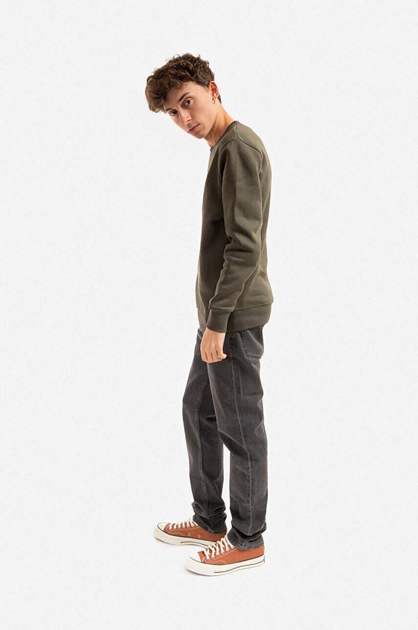 Кофта Alpha Industries чоловіча колір зелений з принтом 188307.142-green