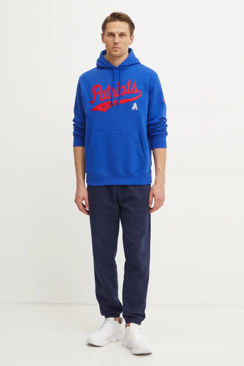 Кофта Nike New England Patriots чоловіча колір фіолетовий з капюшоном з аплікацією 2KDK-067P-8KV-V7Q