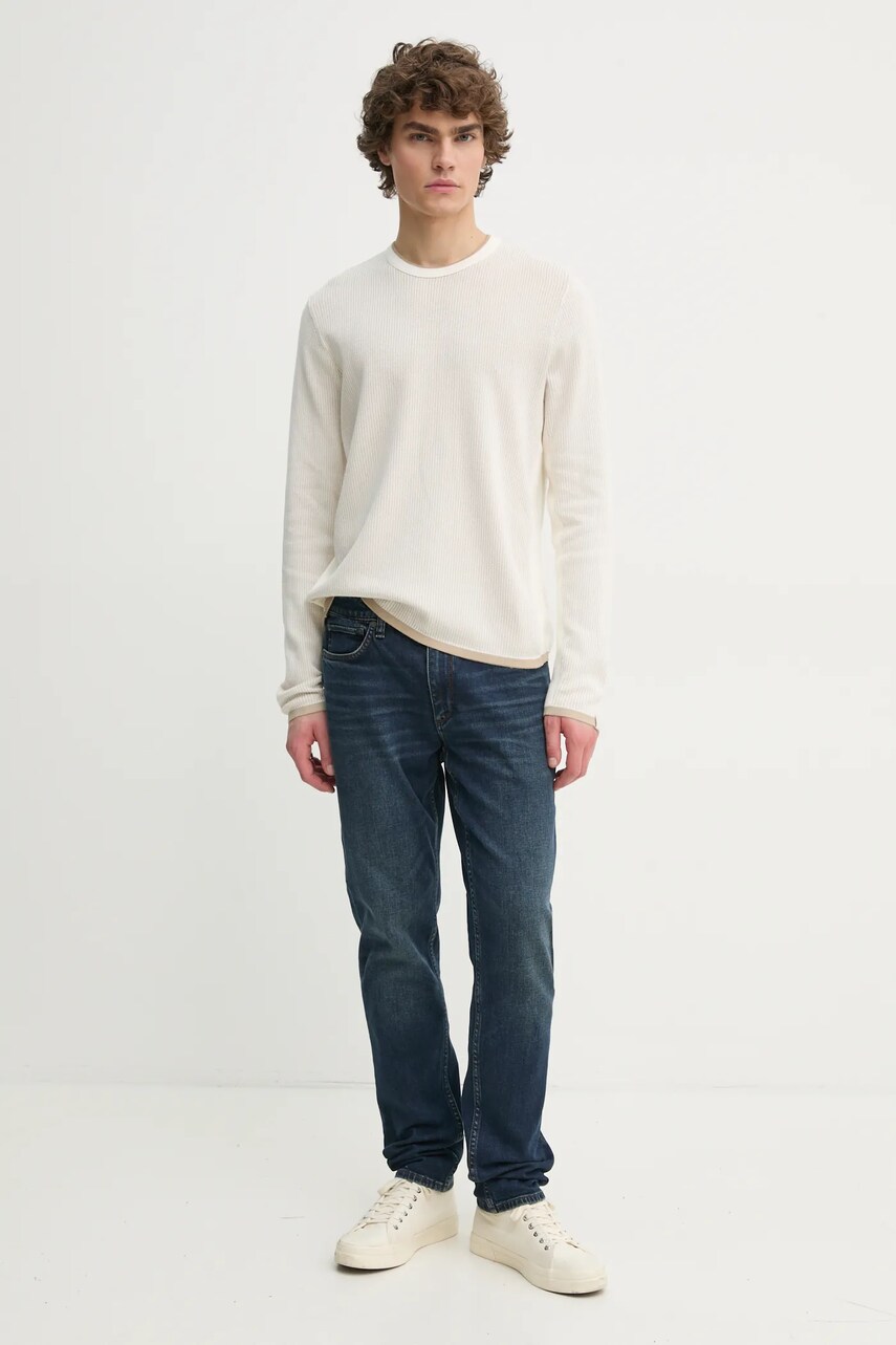 Светр Rag & Bone чоловічий колір бежевий легкий MBS23S011UC11