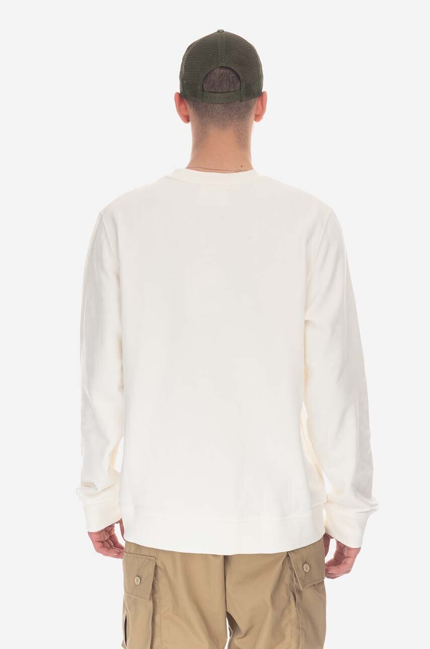 Бавовняна кофта Wood Wood Tye колір бежевий меланж 10255604.2424-OFFWHITE