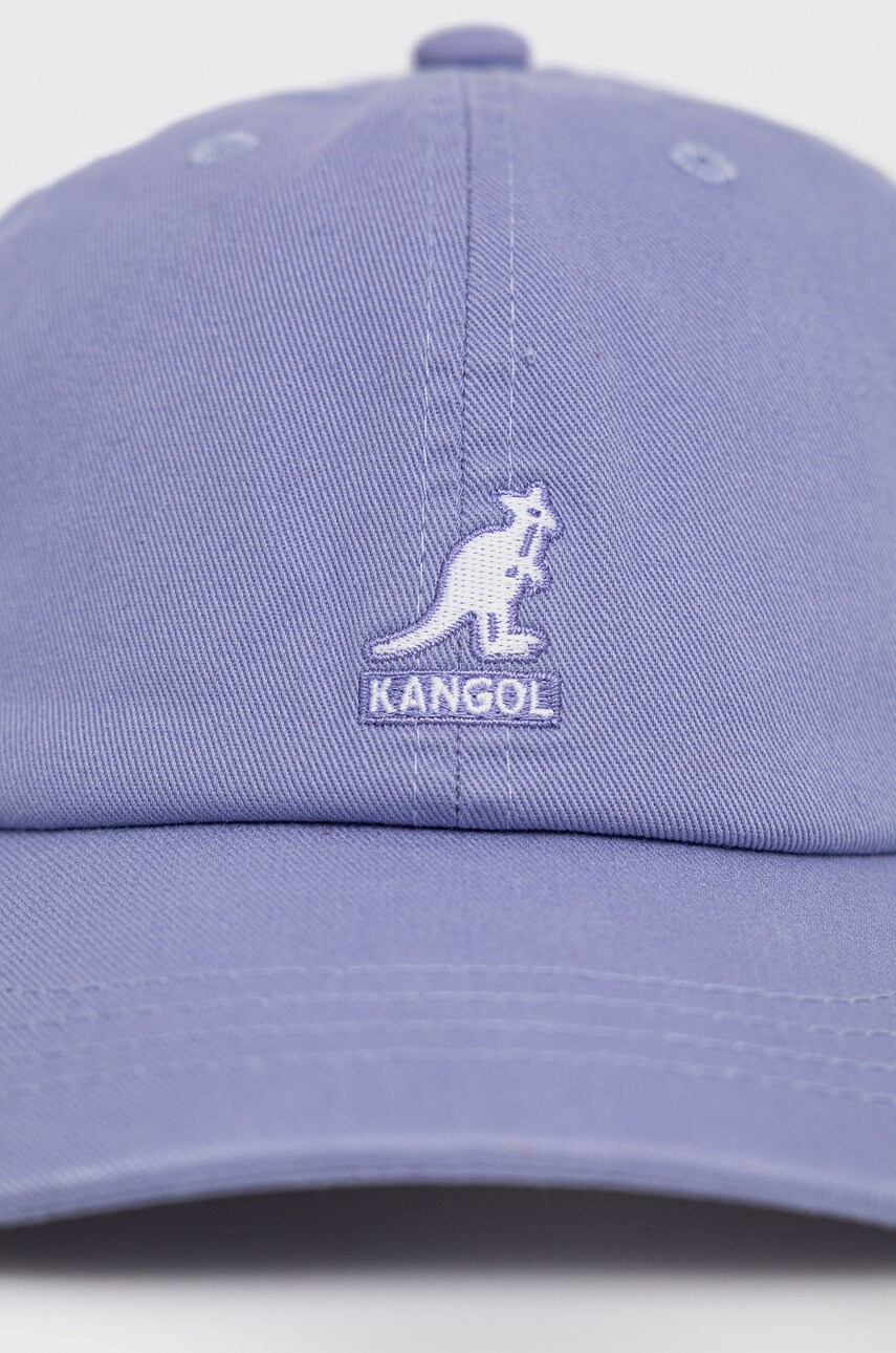 Бавовняна кепка Kangol колір фіолетовий однотонна K5165HT.IL525-IL525