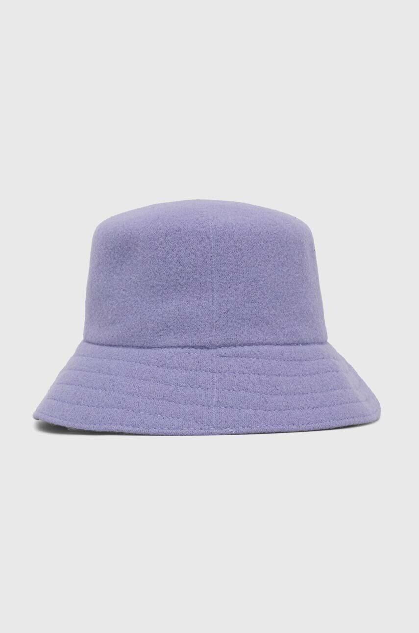 Вовняний капелюх Kangol колір фіолетовий вовна