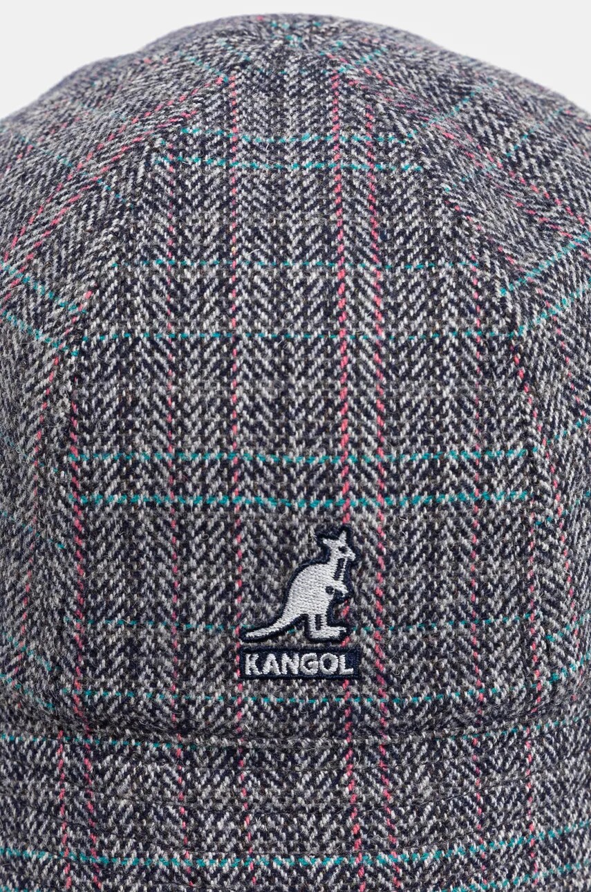 Капелюх Kangol WARPED HERRINGBONE DOME колір синій K5430.NG411