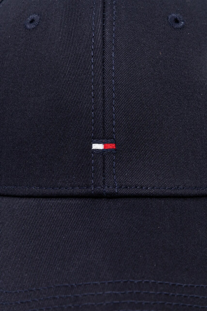 Кепка Tommy Hilfiger колір синій гладка