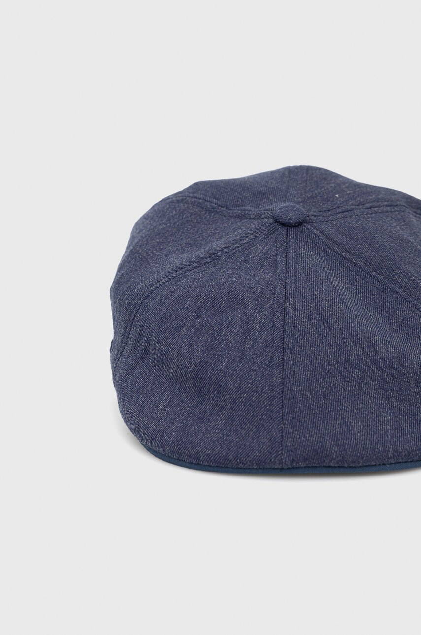 Кашкет з домішкою вовни Kangol колір синій