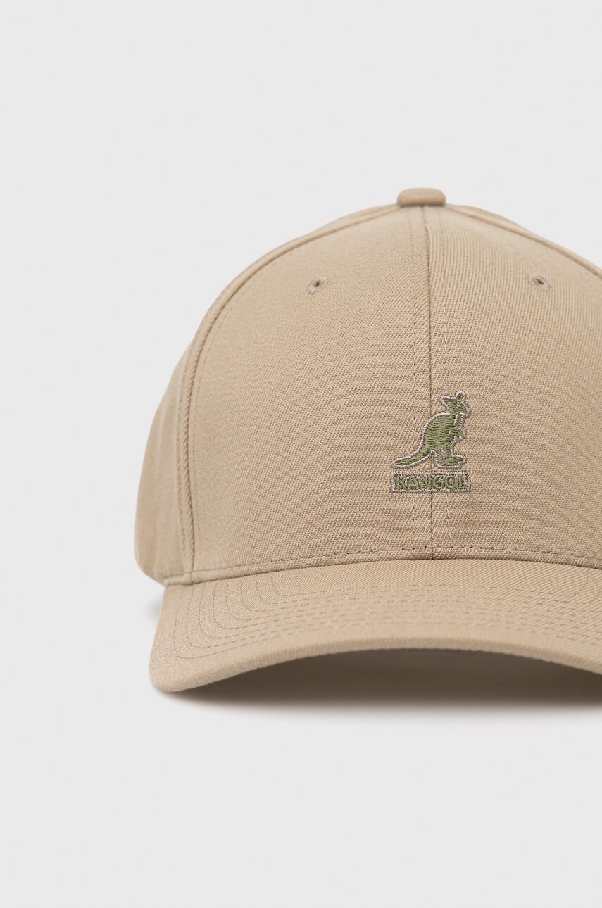 Кепка і снуд з домішкою вовни Kangol колір бежевий однотонна 8650BC.BG265-BG265