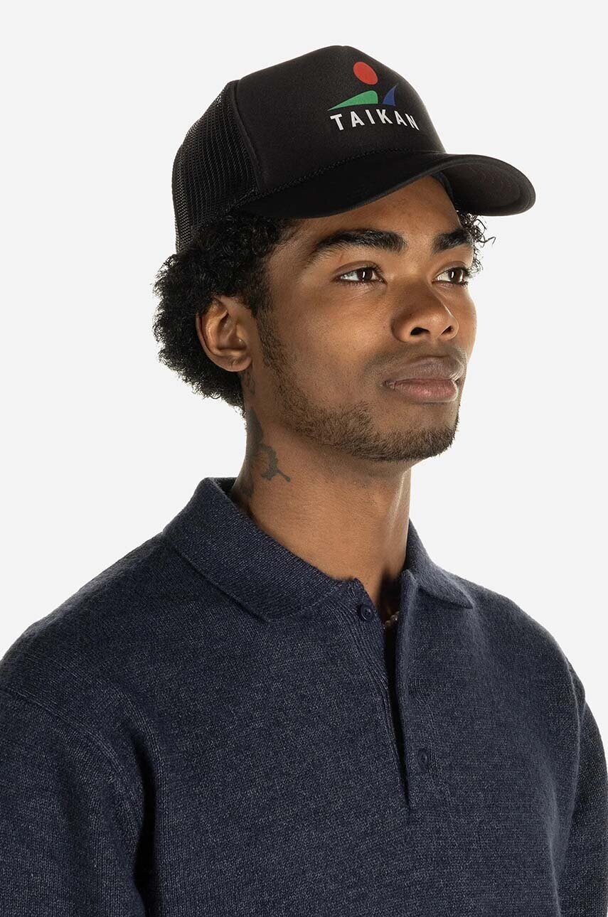 Кепка Taikan Trucker Cap колір чорний з принтом TA0004.BLK-BLK