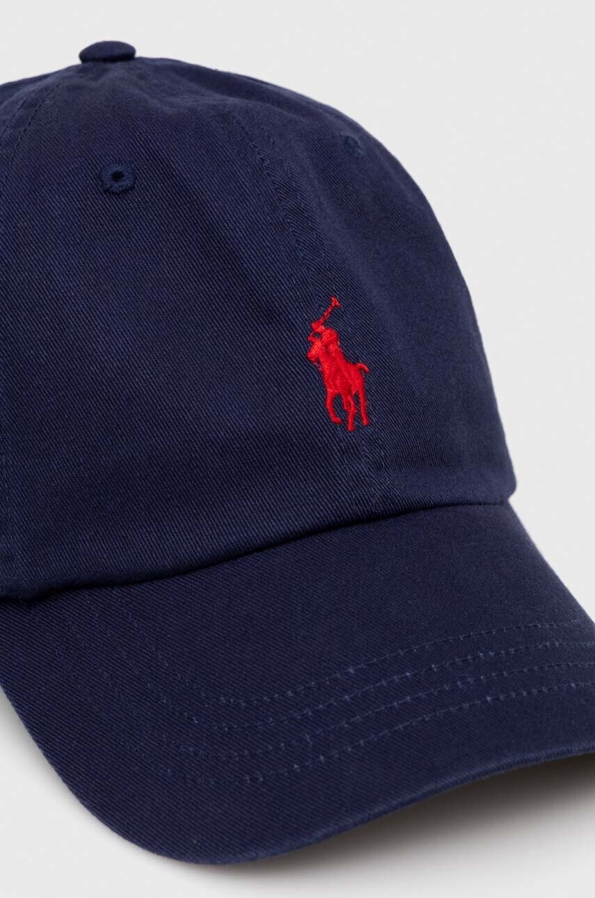 Бавовняна бейсболка Polo Ralph Lauren з аплікацією
