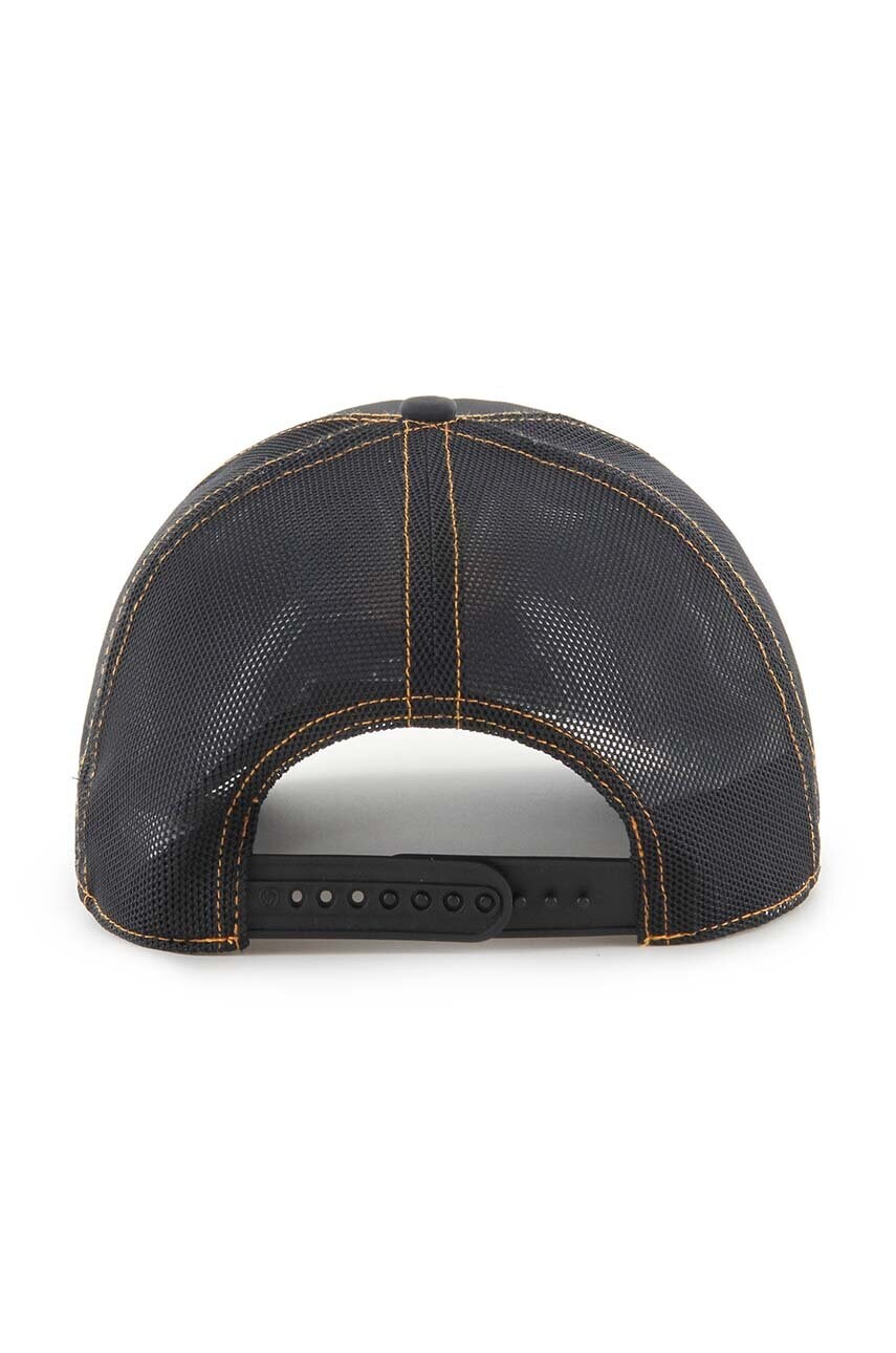 Кепка 47 brand MLB Detroit Tigers колір чорний з аплікацією B-XRAYD09BBP-BK