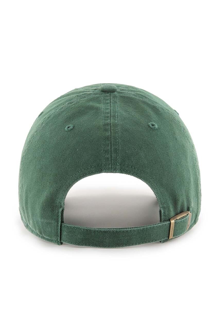 Кепка 47 brand MLB Oakland Athletics колір зелений з аплікацією BCPTN-NLRGW18GWS-DG93
