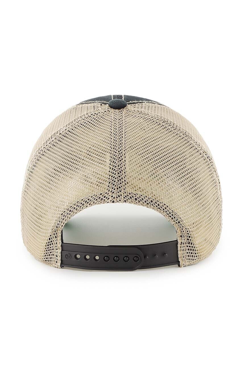 Кепка 47 brand MLB New York Yankees колір чорний з аплікацією B-TRWLR17GWP-BK