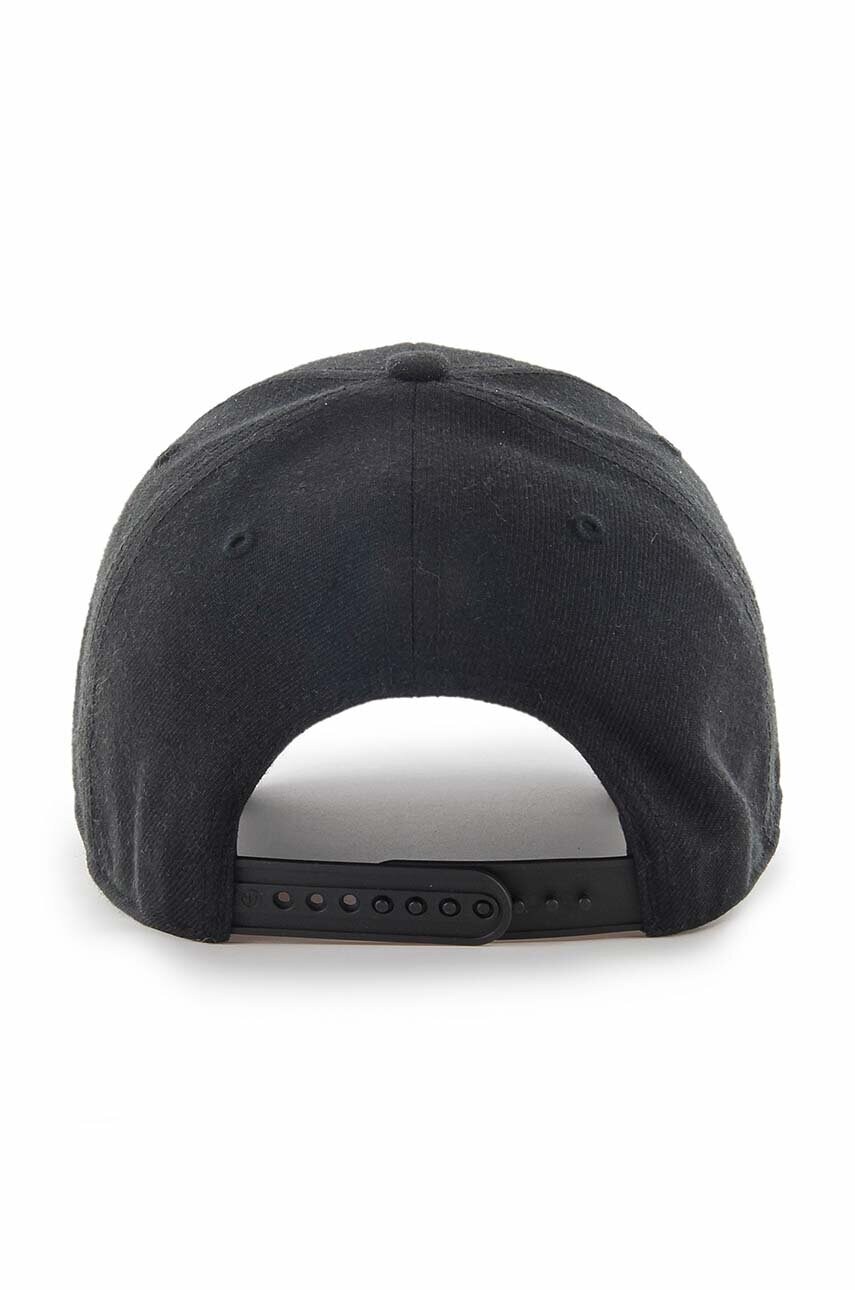 Кепка 47 brand NHL Boston Bruins колір чорний з аплікацією H-BLPMS01WBP-BK