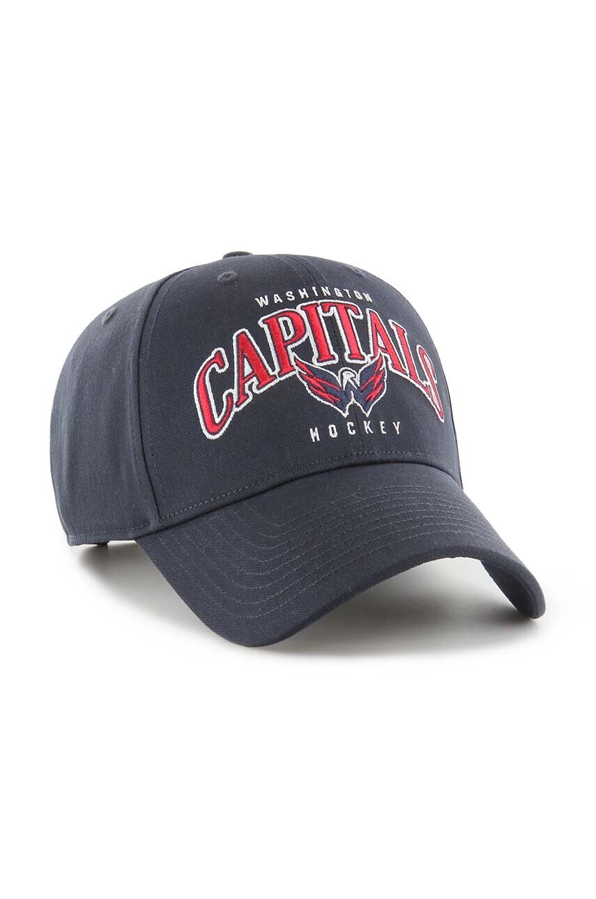 Кепка 47 brand NHL Washington Capitals колір синій з аплікацією H-BRDFL20CTP-NY