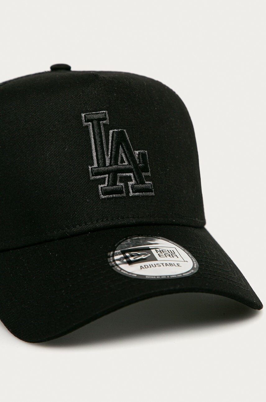 Кепка New Era колір чорний з аплікацією 12523912-BLACK