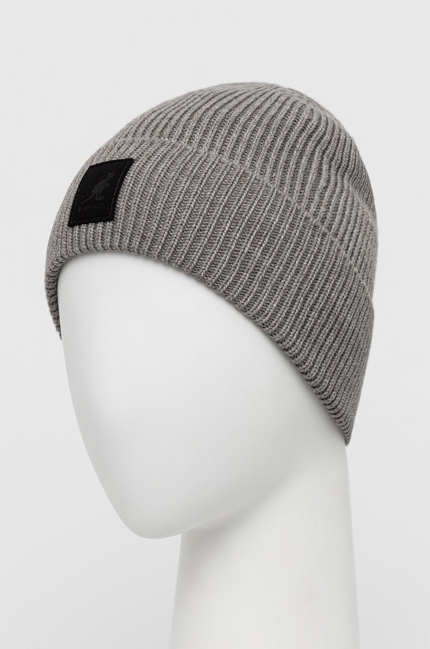 Шапка Kangol колір сірий з тонкого трикотажу K3020ST.LF069-LF069