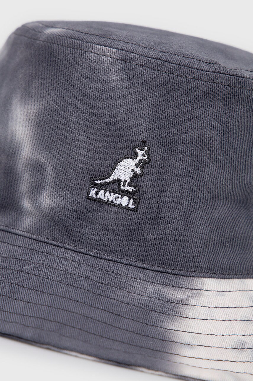 Бавовняний капелюх Kangol колір сірий з бавовни K4359.SM082-SM082