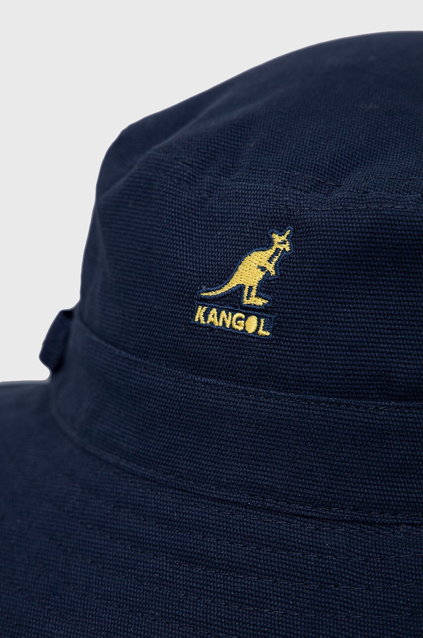 Бавовняний капелюх Kangol колір синій з бавовни K5302.NV411-NV411
