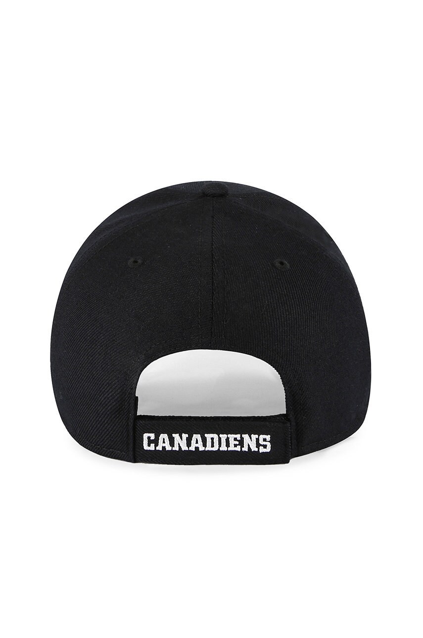 Кепка 47 brand Montreal Canadiens колір чорний з аплікацією