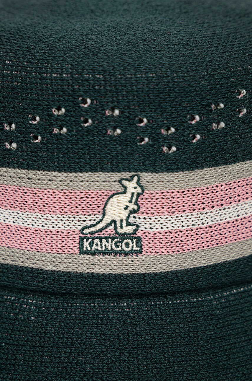 Капелюх з домішкою вовни Kangol колір зелений