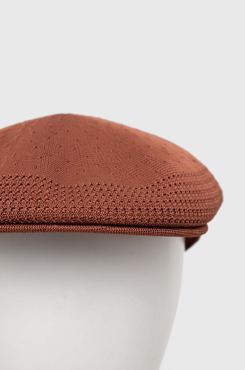 Кашкет Kangol колір коричневий