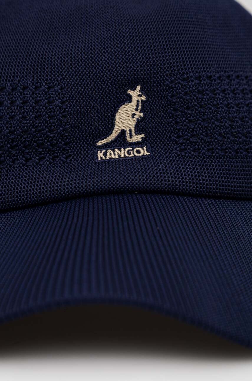 Кепка Kangol колір синій з аплікацією