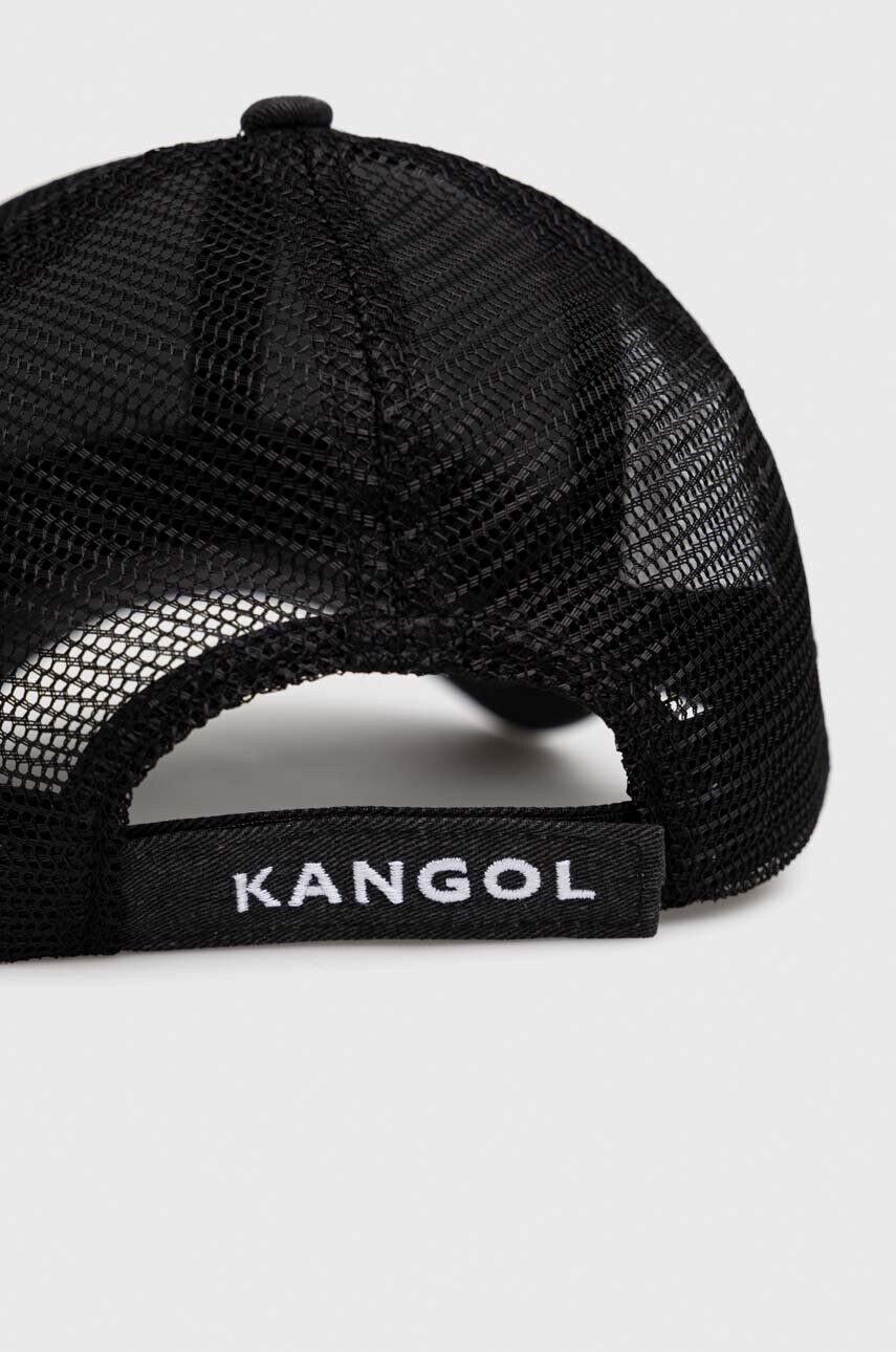 Кепка Kangol колір чорний однотонна