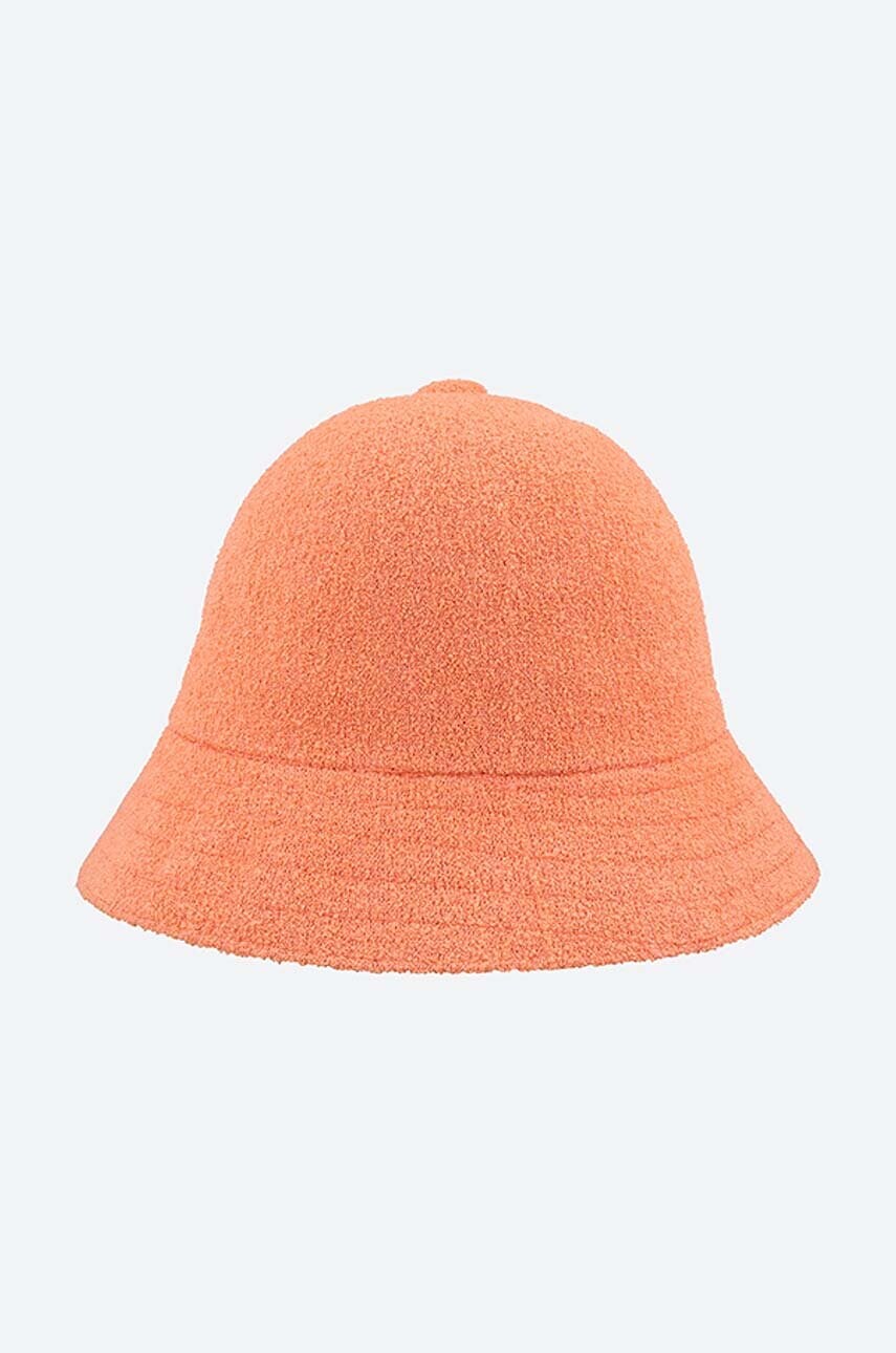 Капелюх Kangol Bermuda Casual колір помаранчевий 0397BC.PEACH-PEACH.PINK