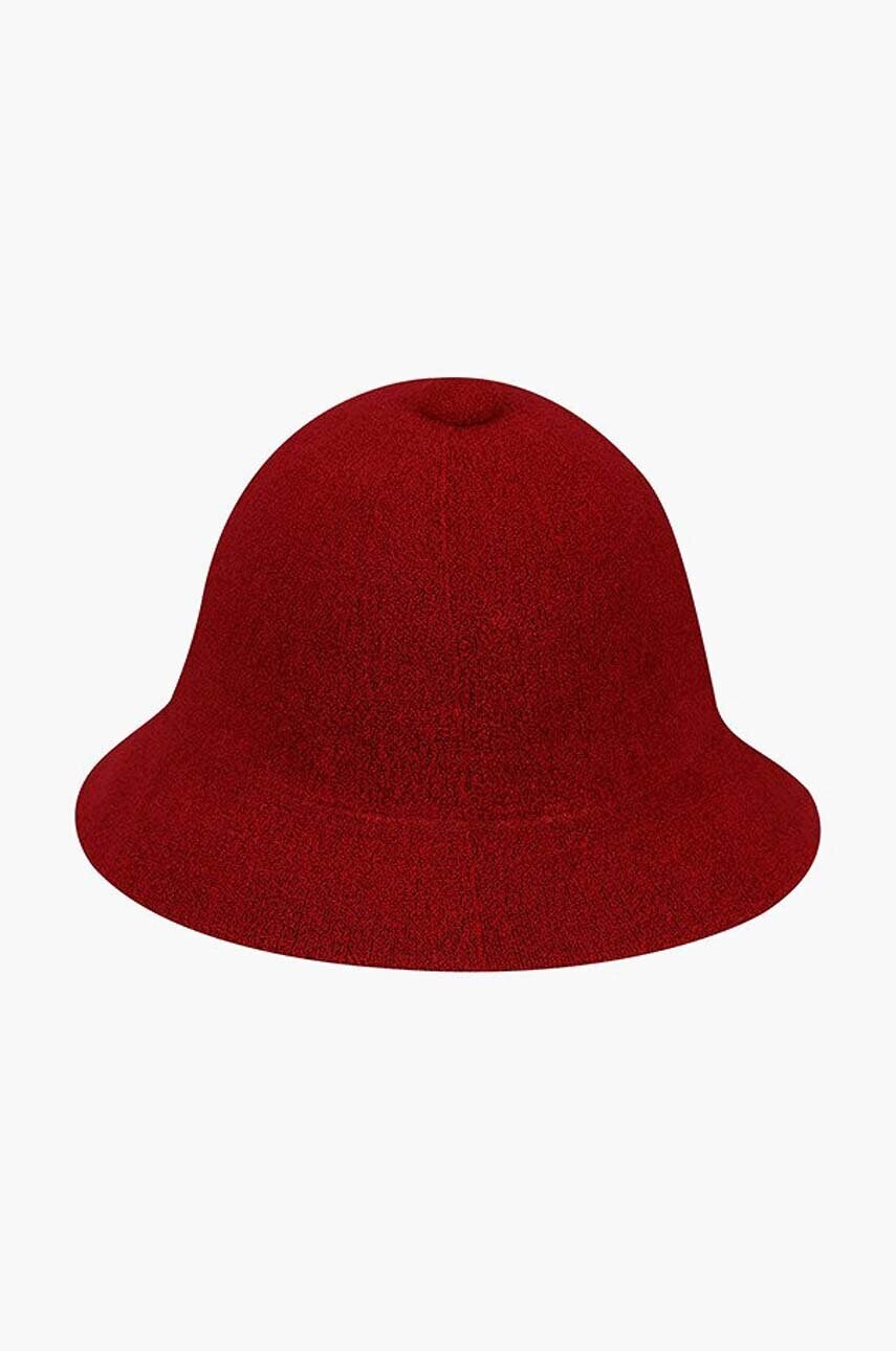 Капелюх Kangol Bermuda Casual колір червоний 0397BC.SCARLET-SCARLET
