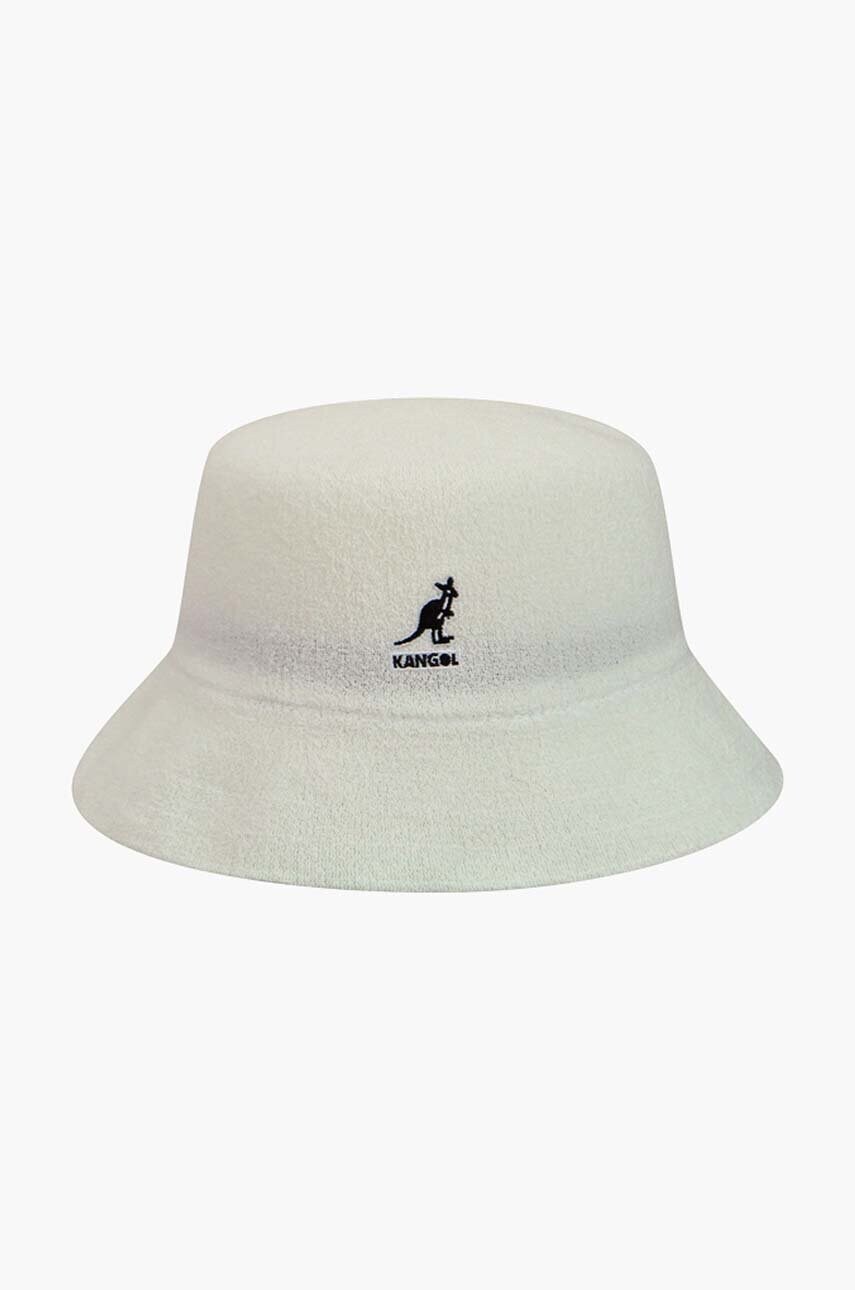 Капелюх Kangol Bermuda Bucket колір білий K3050ST.WHITE-WHITE