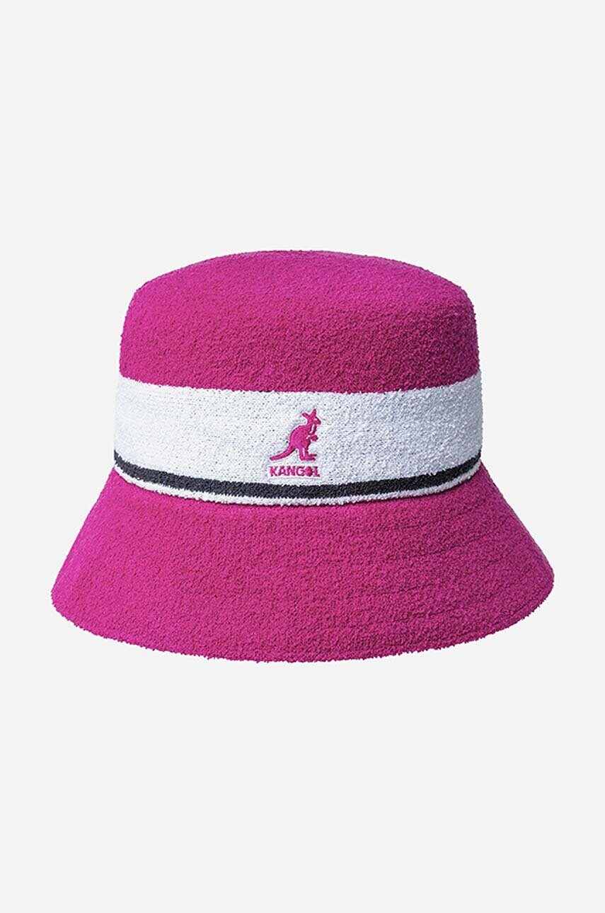 Капелюх Kangol Bermuda Bucket колір рожевий K3326ST.PINK-ELCTRC.PNK