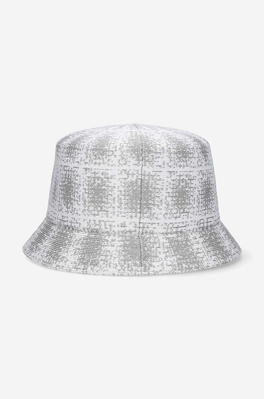 Капелюх Kangol Grounge Plaid Bin колір сірий K3548.GREY-GREY/WHT