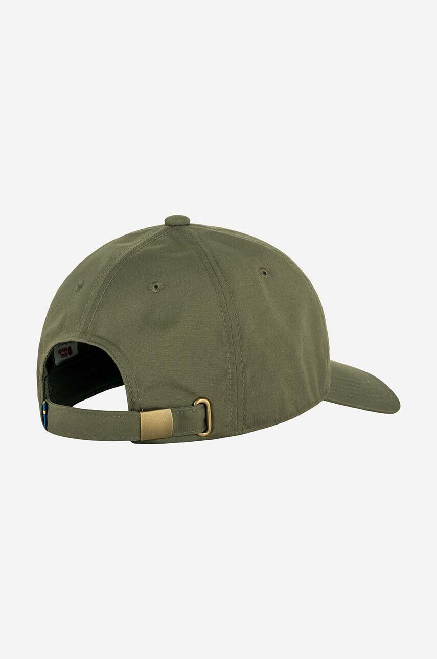 Кепка Fjallraven колір зелений з аплікацією F86979.625-625